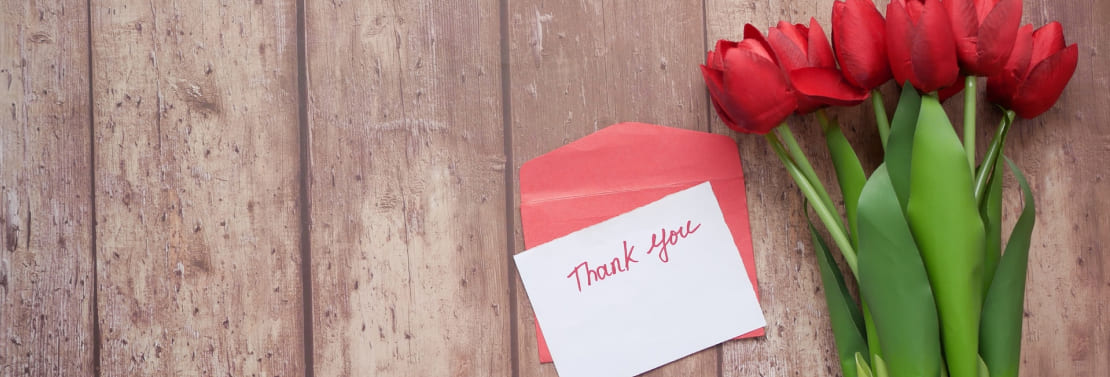 best thank you letters to donors