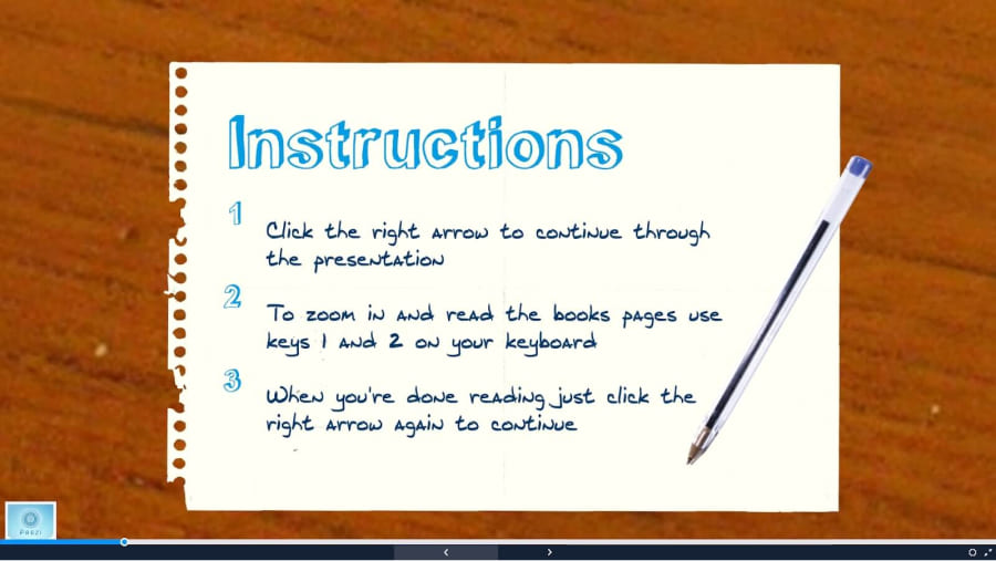 prezi presentation instructions