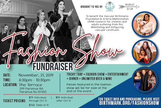 hosting a fashion show to raise funds