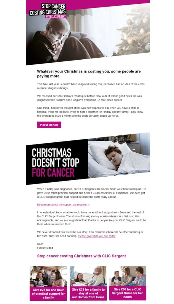 young-lives-vs-cancer-fundraising-email